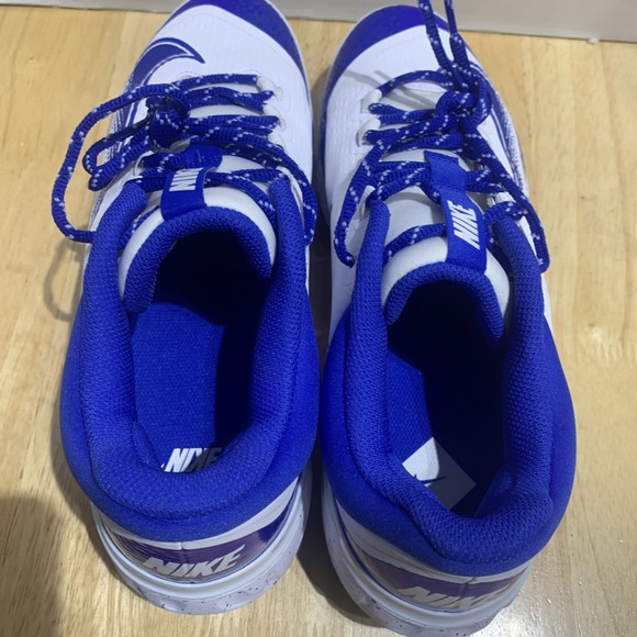 Nike Alpha Huarache 4 Elite MCS Baseball Cleats Royal Blue FD6255-106 Sz 11‎